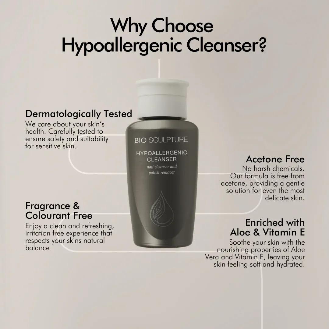 Hypoallergenic Cleanser (sol. hipoalergénica limpeza unhas) 200ml